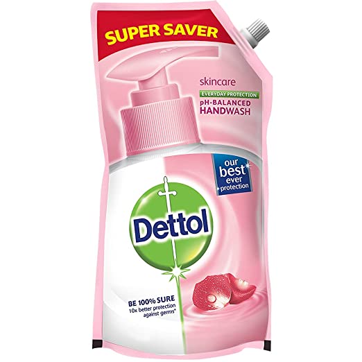Dettol Germ Protection ph-Balanced Liquid Handwash Refill, Skincare - 750 ml