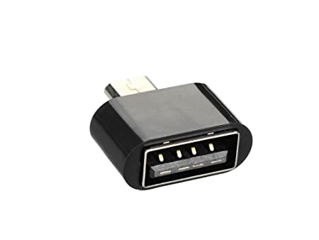 E-COSMOS Plastic OTG Adapter to USB 2. 0 Adapter for Smartphones and Tablets (Assorted Colours)