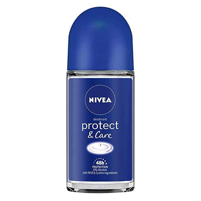 Nivea Protect & Care Deodorant Roll On for Unisex, 50 milliliters