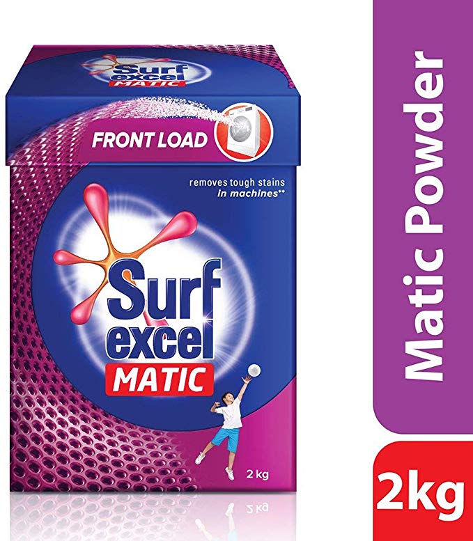 Surf Excel Matic Front Load Detergent Powder, 2 kg