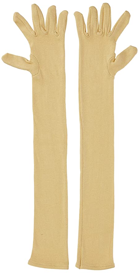 NKB GL-01 Full Hand Gloves (Beige, Medium)