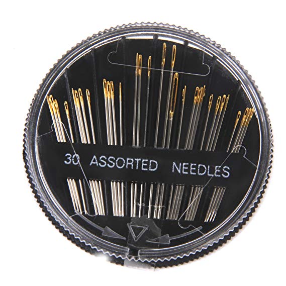 Generic Imported 30Pcs Assorted Hand Sewing Needles Embroidery Mending Craft Quilting