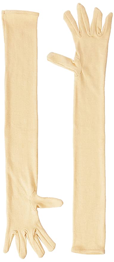 NKB GL02 Full Hand Gloves (Beige, Medium)