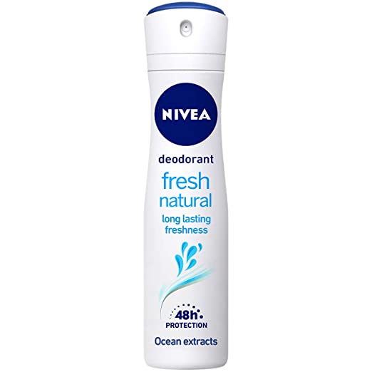 NIVEA Women Deodorant, Fresh Natural for Long Lasting Freshness and 48h Protection, 150 ml