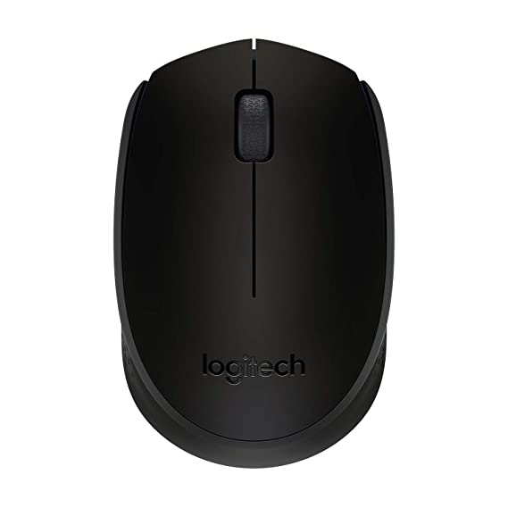 Logitech B170 USB Mouse,12-Months Battery Life, Ambidextrous, PC/Mac/Laptop - Black