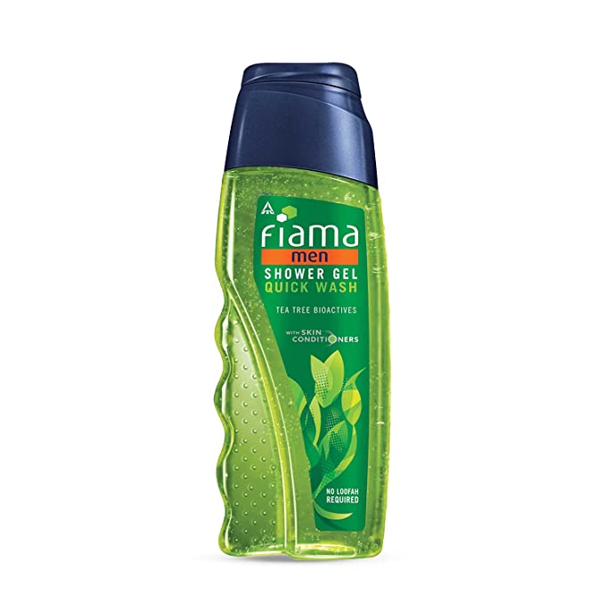 Fiama Men Body Wash Shower Gel Quick Wash, 250ml, Body Wash for Men with Skin Conditioners for Moisturised, Soft & Refreshed Skin, Mens Moisurising Bodywash for Dry Skin