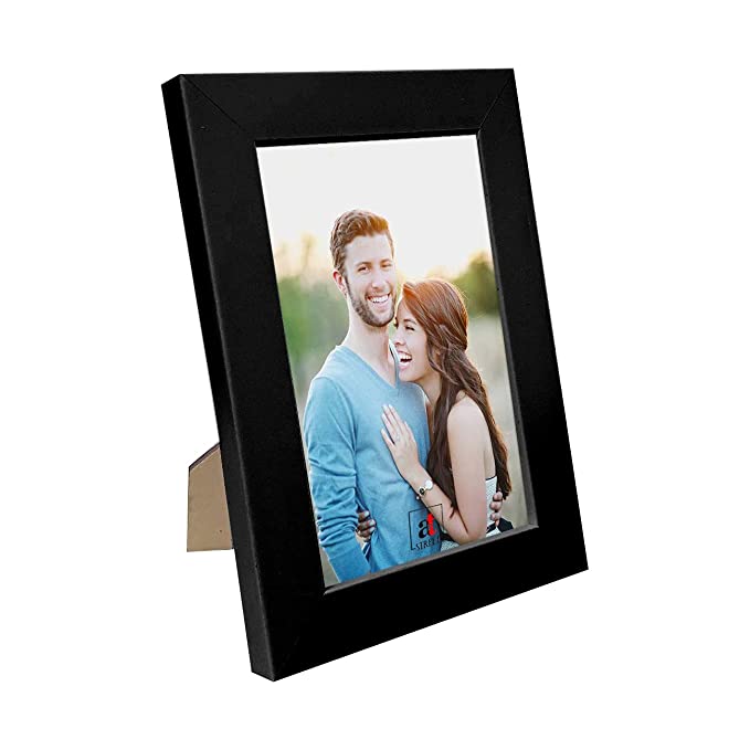 Art Street Synthetic Table/Wall Photo Frame for Home Decor (5" X 7", Black)