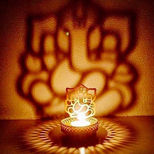 [Apply Coupon] - eCraftIndia Lord Ganesha Tea Light Holder