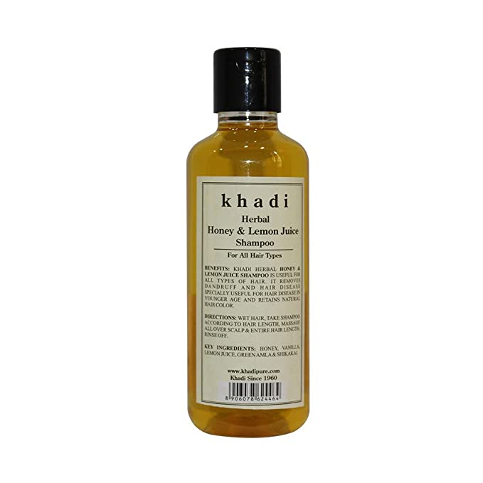 Khadi Khazana Herbal Shampoo with Honey and Lemon Juice
