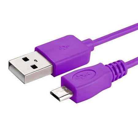 Technotech High Speed USB to Micro USB Charging Sync Data Cable (Purple)
