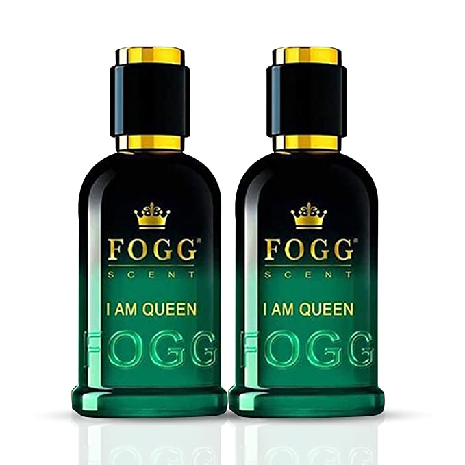 [Apply Coupon] - Fogg I Am Queen Scent, Eau De Parfum, Perfume, Long-lasting Fresh & Floral Fragrance for Women, 100ml each (Pack of 2)
