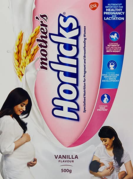 Mother'S Horlicks Health and Nutrition Drink Refill Pack - 500 g (Vanilla Flavor)