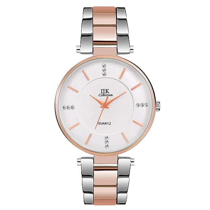 IIK COLLECTION Analog Women's Watch Stainless Steel Dial Wrist Watches for Women Stylish Belt Ladies Watch - Water Resistant Watches for Girls