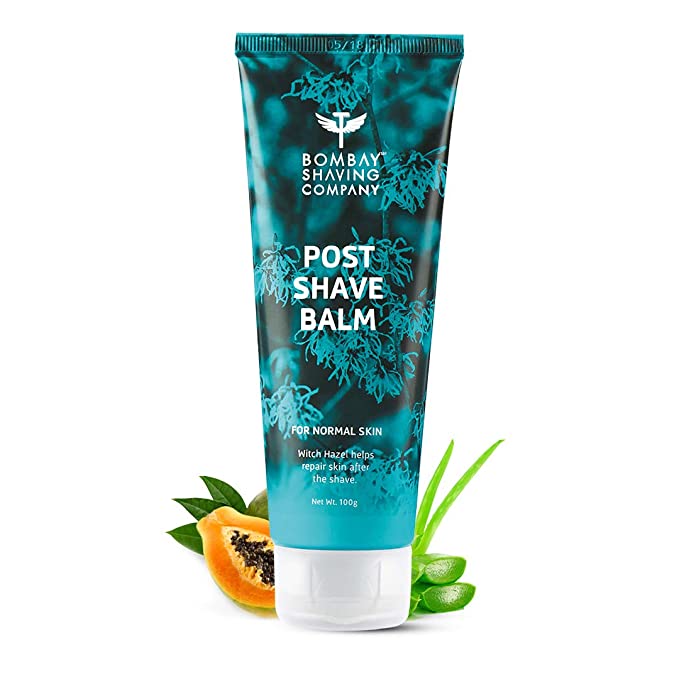 Bombay Shaving Company Post-Shave Balm- After Shaving Lotion with Witch Hazel, Alcohol Free - 100 g | Made in India