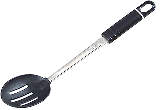 Crystal Nylon Serving Slotted Spoon, Multicolour