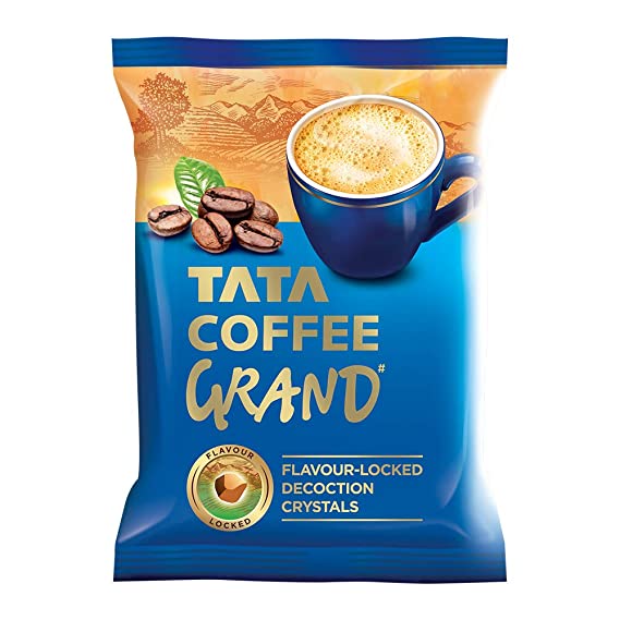 Tata Coffee Grand Instant Coffee Pouch, 50g