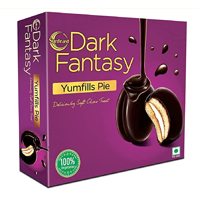 Sunfeast Dark Fantasy Yumfills Whoopie Pie, Chocolate Chip, 253g