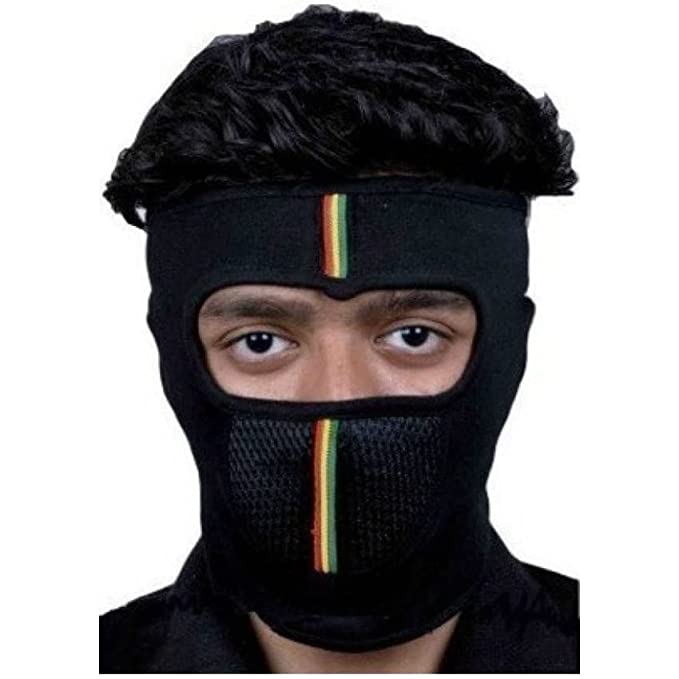 Kingsway Balaclava/Full Face Mask for Boys (Size : S, Color : Black, Cotton Fabric)
