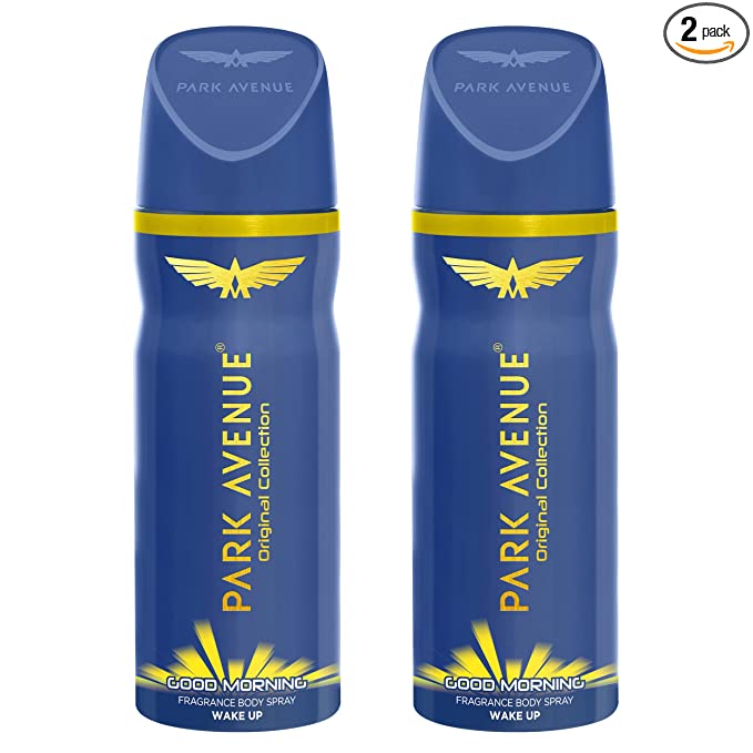 Park Avenue Men Good Morning Combo Perfume Fresh Long Lasting Citrus Fragrance Spray Super Saver Pack, 150Ml (Pack Of 2)