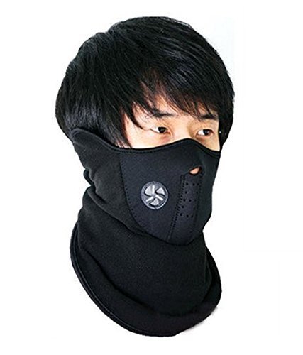 Flomaster Bike Riding Half Face Mask (Black) (WSR01001)
