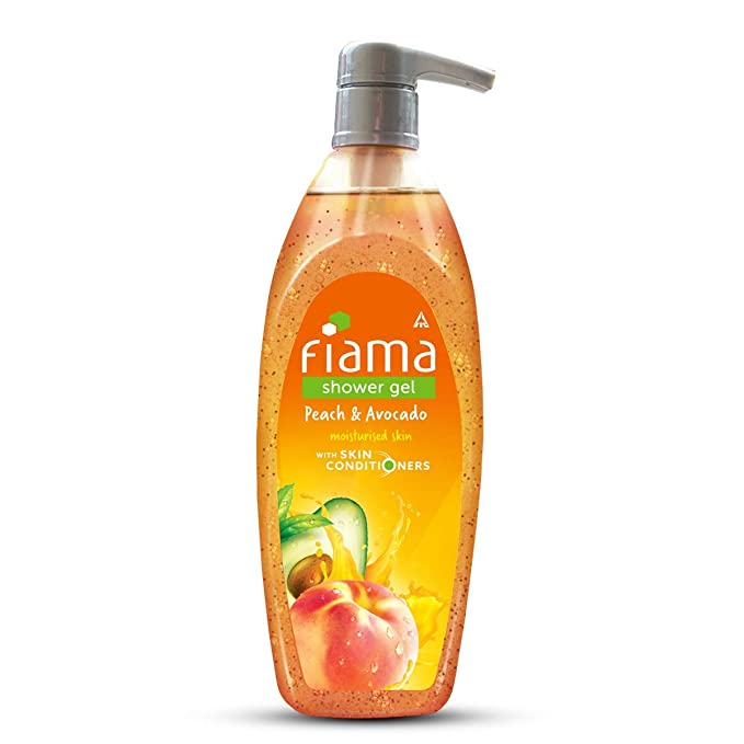 Fiama Shower Gel Peach & Avocado, Body Wash With Skin Conditioners For Soft Moisturised Skin, 500ml Pump