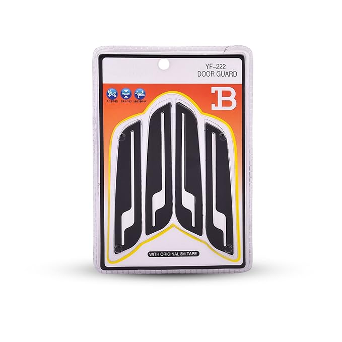 Oshotto B Universal Door Guard (Set of 4, Black)