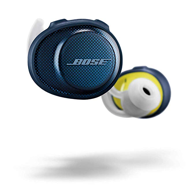 Bose Sound Sport Free Truly Wireless Sport Headphones (Midnight Blue/Citron)