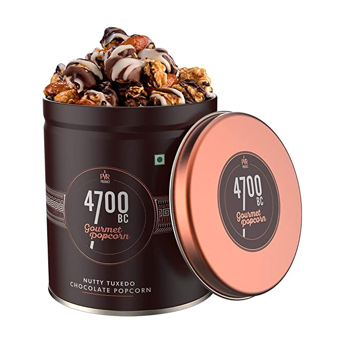 4700BC Nutty Tuxedo Chocolate Popcorn | Gifting Tin | 150g