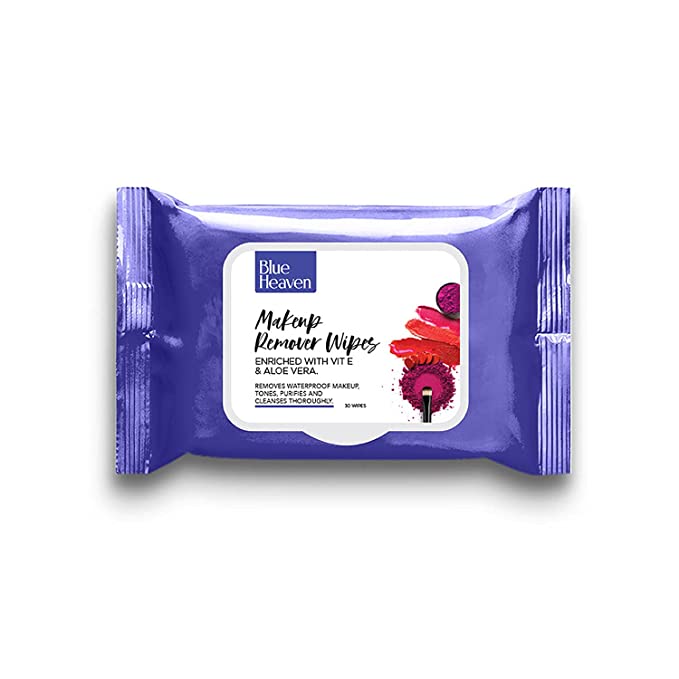 Blue Heaven Makeup Remover Cleansing Wipes (30 Count)