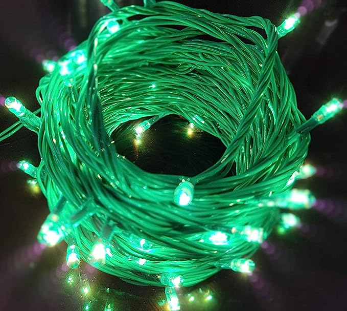 Lexton bulb Decorative Rice String Light 4-4.5m(Green)