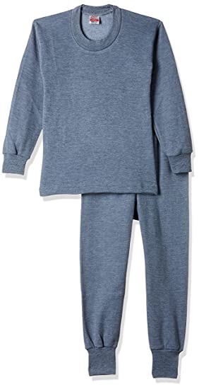 Rupa Thermocot Boys' Plain Cotton Thermal Set