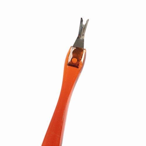 AntiqueShop Plastic Cuticle Pusher Trimmer Remover Manicure/Pedicure Tool (Brown), 100 g