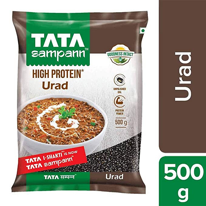 Tata Sampann Urad Kali, 500g