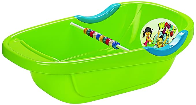 Cello Portable Plastic Baby Bath Tub, Green