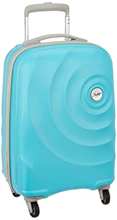 Skybags Mint 55 cms Small Cabin Polycarbonate Hardsided 4 Spinner Wheels Luggage/Suitcase/Trolley Bag- Turquoise Blue