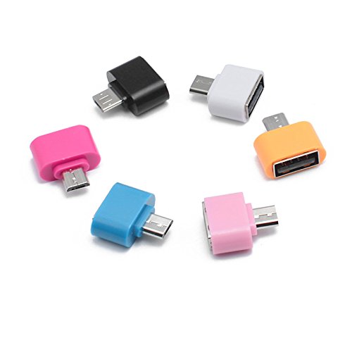 pke Stylist little Adapter Micro USB OTG to USB 2.0 Adapter for Smartphones and Tablets - Set of 3