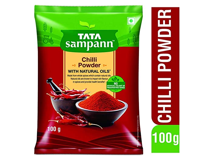 Tata Sampann Chilli Powder Masala, 100g