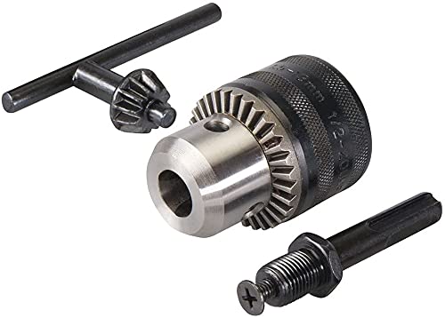 KROST tc13 Capacity Drill Chuck and Sds Adaptor for Rotary Hammers, 13mm