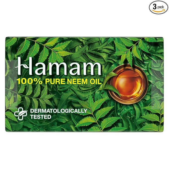 Hamam Neem Tulsi and Aloevera Soap Bar 3 x 150 g