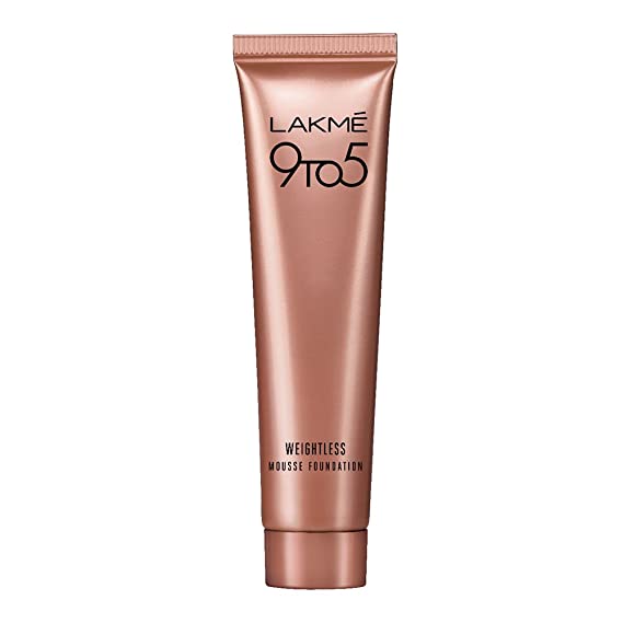 [Apply Coupon] - Lakmé 9 To 5 Weightless Mousse Foundation, Rose Ivory, 6g Matte Finish