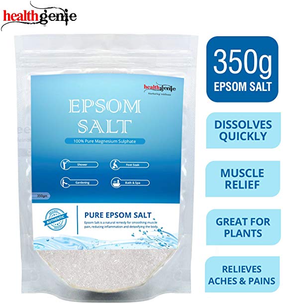 Healthgenie Epsom Salt for Relaxation and Pain Relief - 350 g
