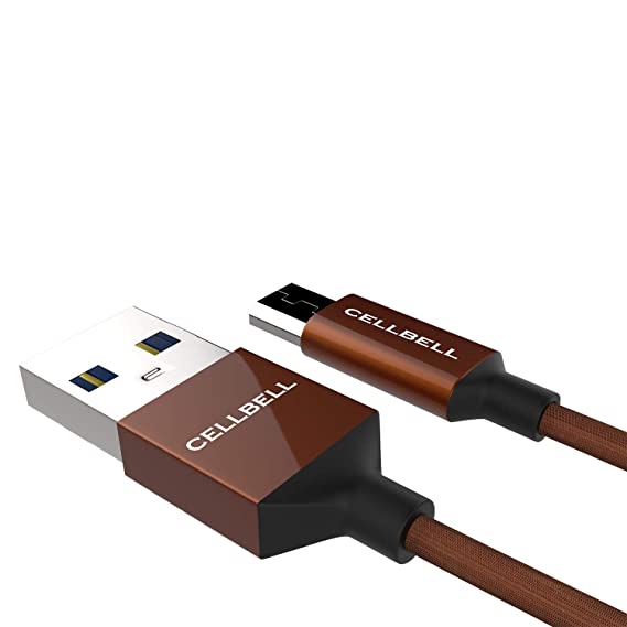 CELLBELL Micro-USB to USB Cable-1 Meter [Brown]