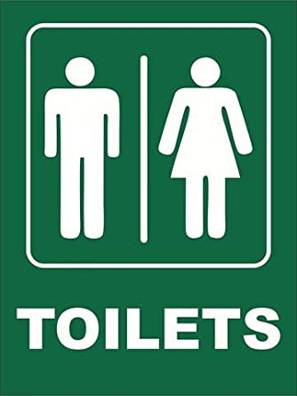 999Store sign restroom office supplies sunboard male female ladies toilet sign board toilet washroom sign Hotel and Hospital board sign Board (15x20 Cm)