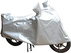 ARNV Universal Body Cover with Mirror Pockets for Bike | Grey and Silver