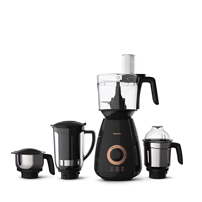 Philips Stainless Steel Mixer Grinder HL7707/01, 750W, 4 Jars