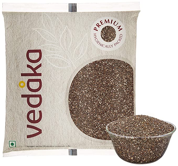 Amazon Brand - Vedaka Premium Raw Chia Seeds, 100g
