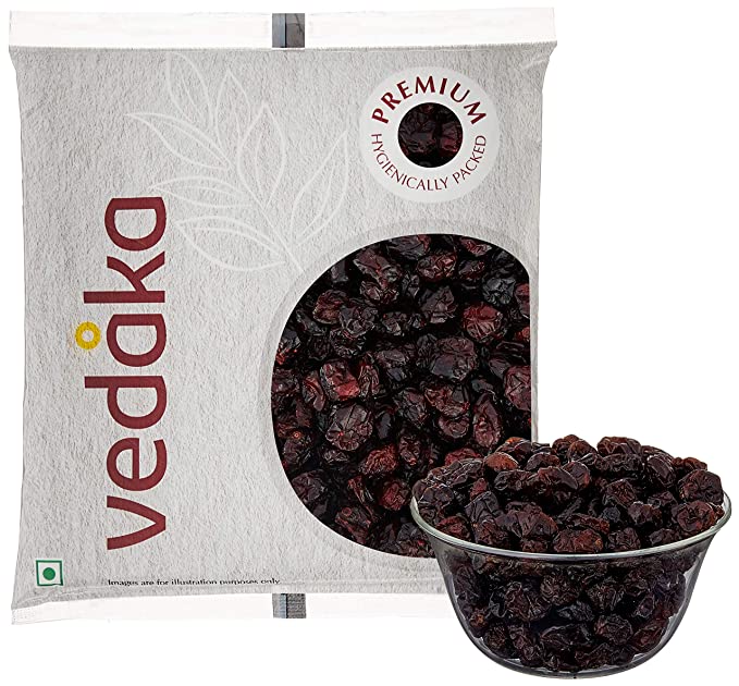 Amazon Brand - Vedaka Premium Whole Candied Cranberries, 100g