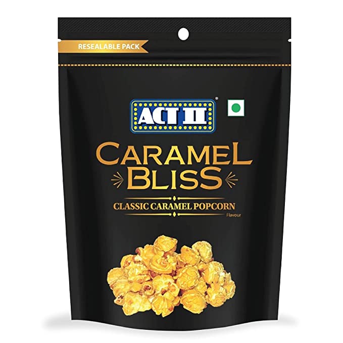 ACT II Popcorn Caramel Bliss, Ready to Eat Caramel Popcorn, 70g