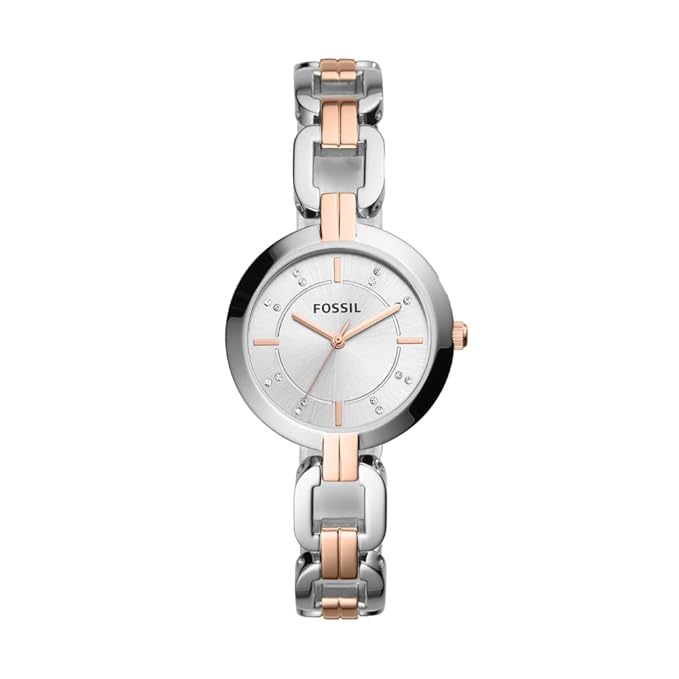 Fossil Kerrigan Analog Silver Dial Women's Watch-BQ3341