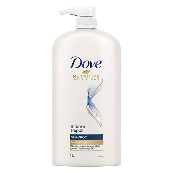 Dove Intense Repair Shampoo For Dry & Damaged Hair, 1 Ltr